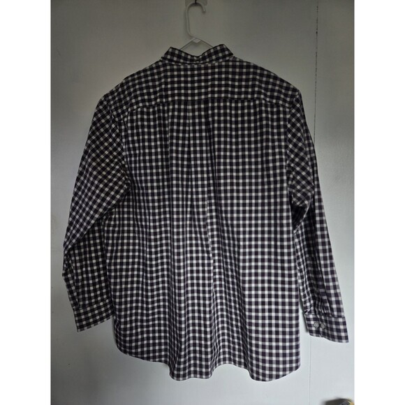 Duluth Trading Shirt Mens 3XLT Wrinkle Fighter Plaid Cotton Button Down Casual - Picture 5 of 7